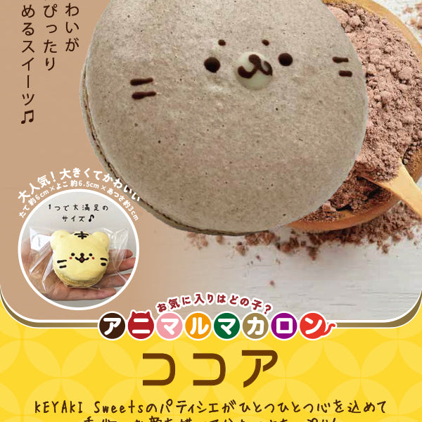 KEYAKI Sweets アニマルマカロン ココア – FROZEN24